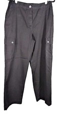 Evan-Picone Casual stretch women's 12 black pant preowned