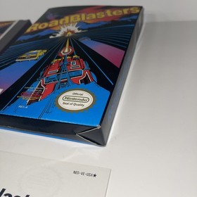 Sello ovalado RoadBlasters completo en caja nintendo nes f&aacute;brica COMO NUEVO
