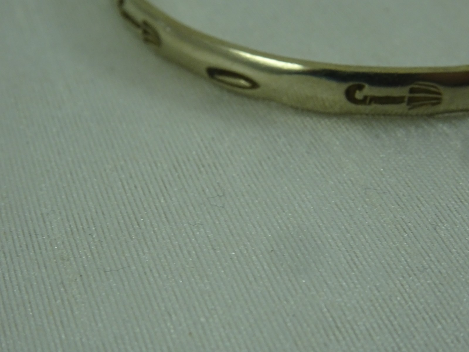 Solid Sterling Silver 925 Engraved Umbrella's Ban… - image 4