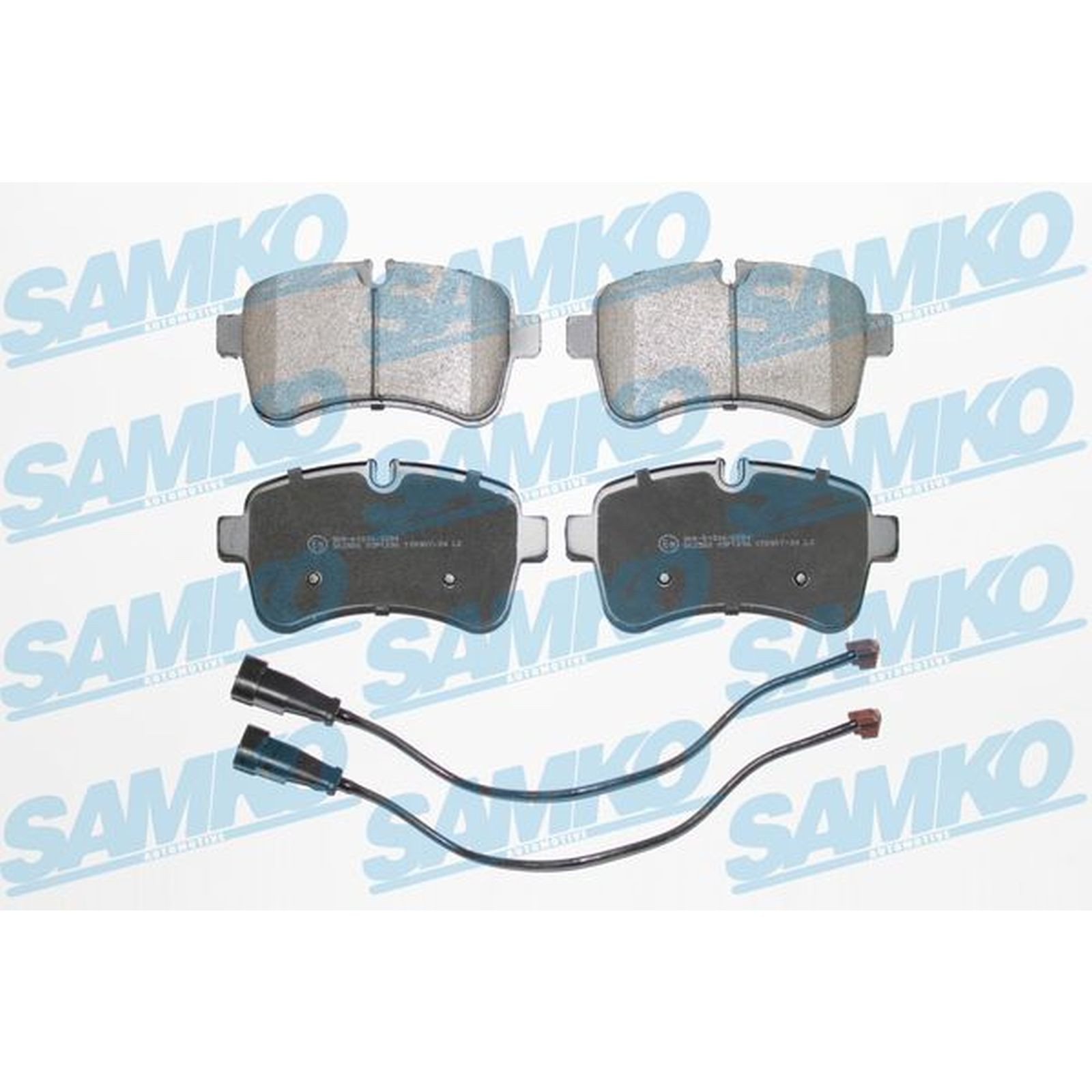 1x ORIGINAL® SAMKO Bremsbelagsatz, Scheibenbremse Hinten für Iveco DAILY IV