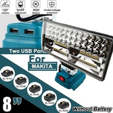 4/6/8 Zoll 90W Für Makita Akku LED Arbeitsleuchte Strahler Licht Taschenlampe