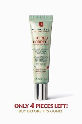Erborian CC Red Correct mit Centella Asiatica - Deckender Teint-Perfektionierer