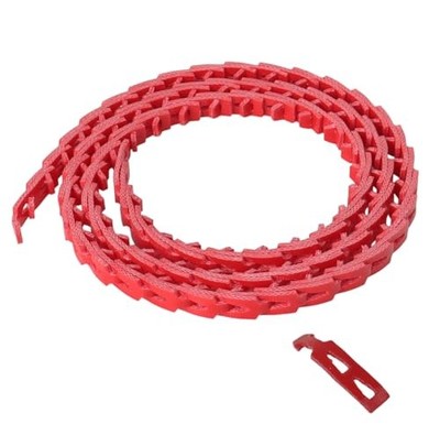 5000VT 赤 5FT Power Twist V Belt 1/2-Inch x A Type, Adjustable Link Drive V