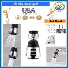 Water-Saving Rotating Faucet Aerator Dual Spray Nozzle 360  M22 M24