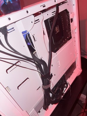 Fractal White Tower Desktop with Gigabyte RTX GPU, DisplayPort, HDMI, USB
