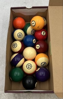Set of Pool Table Balls