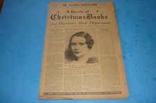 "GONE WITH THE WIND"- MARGARET MITCHELL - ATLANTA CONSTITUTION BOOK SECTION 1936