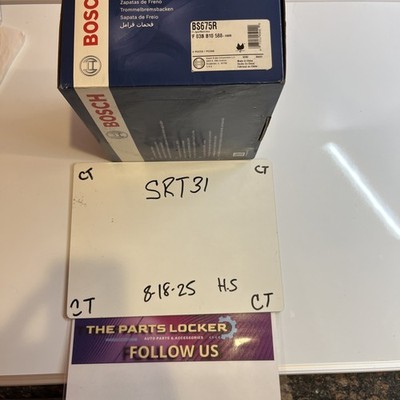 (1) New Set Bosch Drum Brake Set Part Number BS675R Genuine Bosch Products