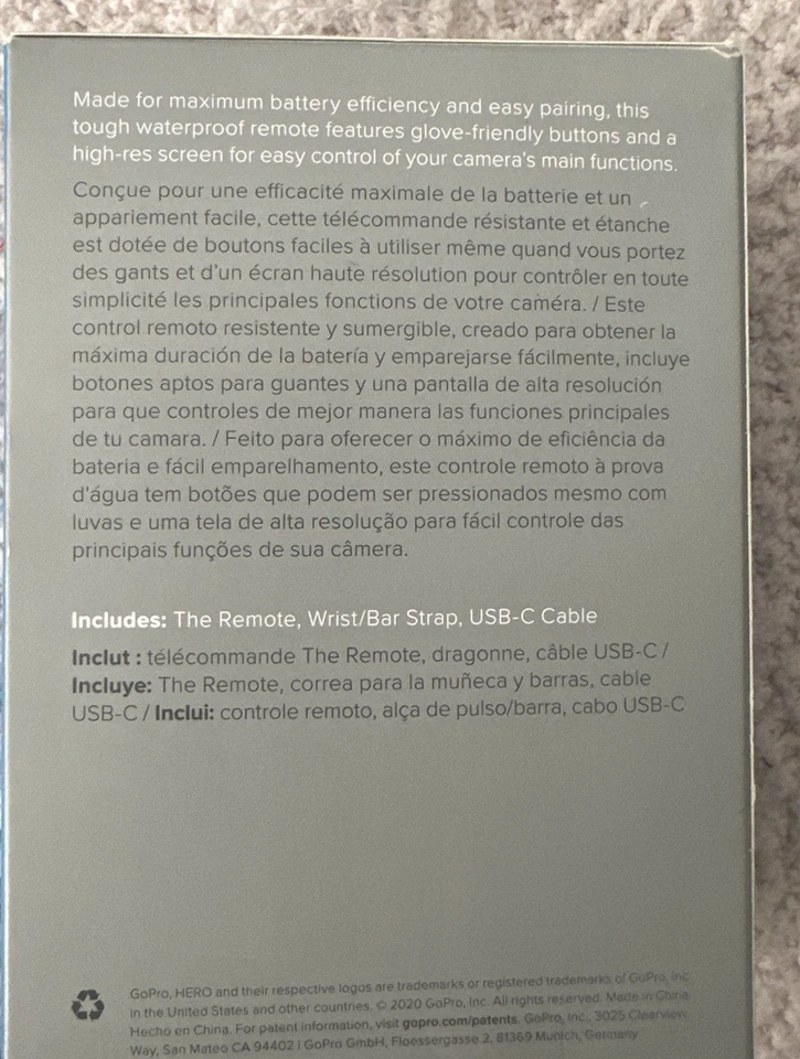 El mando a distancia tu Go Pro, Hero 9 Negro... Foto 4 de 4