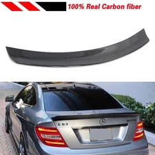for 2008-2014 Mercedes benz W204 C63 carbon fibre highkick trunk spoiler wing
