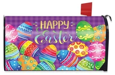 Briarwood Lane Painted Easter Eggs Holiday Mailbox Cover