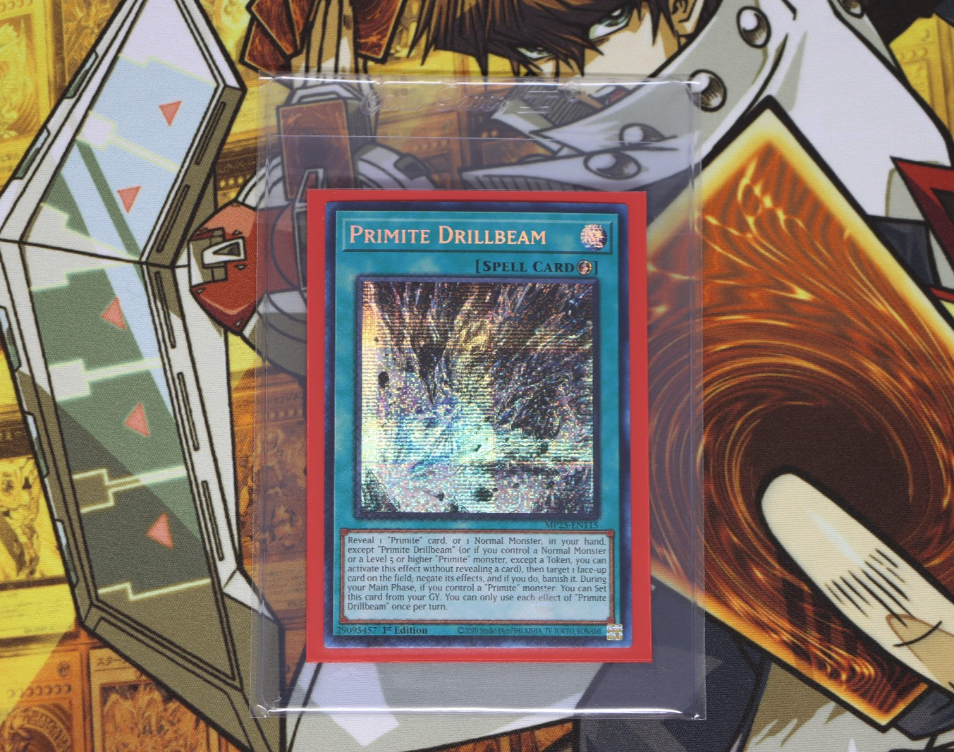 Primite Drillbeam MP25-EN115 YuGiOh 2025 Mega Pack Tin trading card — raw and PSA graded price guide