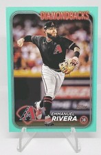 Emmanuel Rivera Aqua Fanatics Exclusive 2024 Topps Series 2 #669 DBacks ⚾ Card