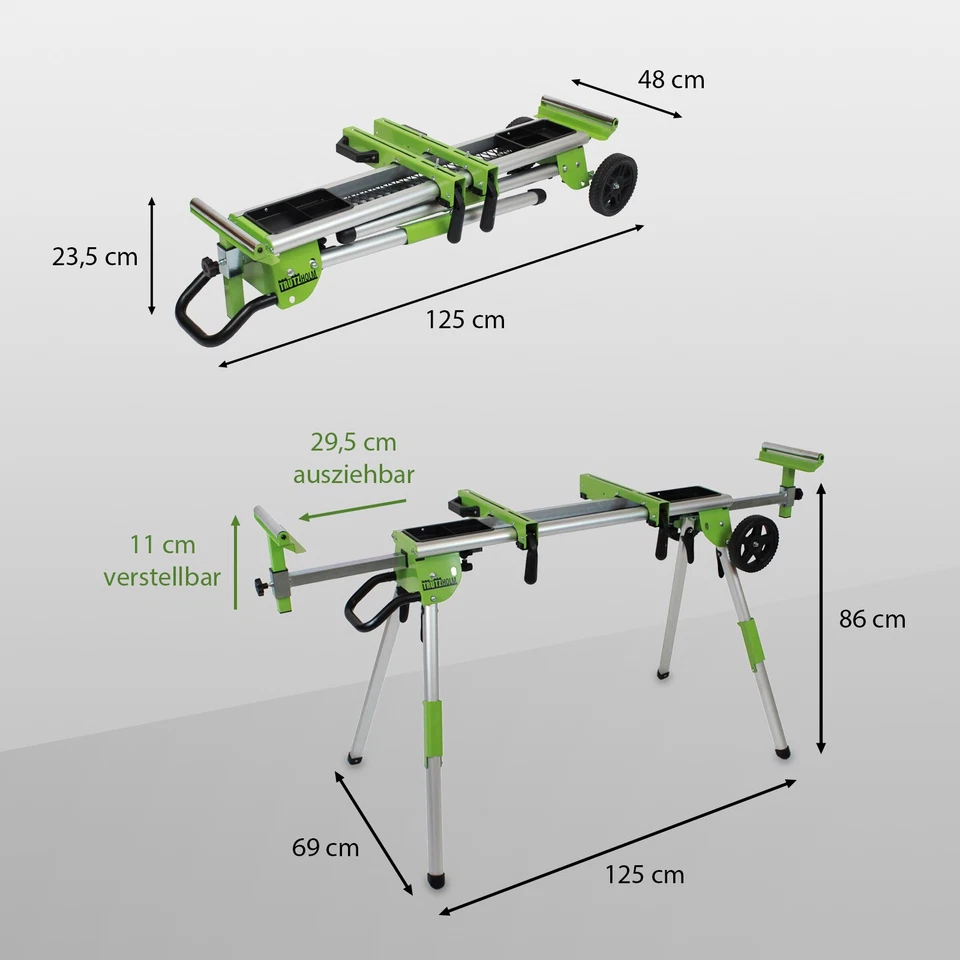 Untergestell Kappsägen Gehrungssägen Universal Maschinenständer Maschinentisch - Bild 3 von 4