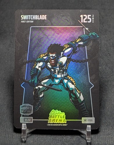 Travis Hunter SWITCHBLADE Steel Battlefoil 2026 Bo Jackson Battle Arena Jaguars