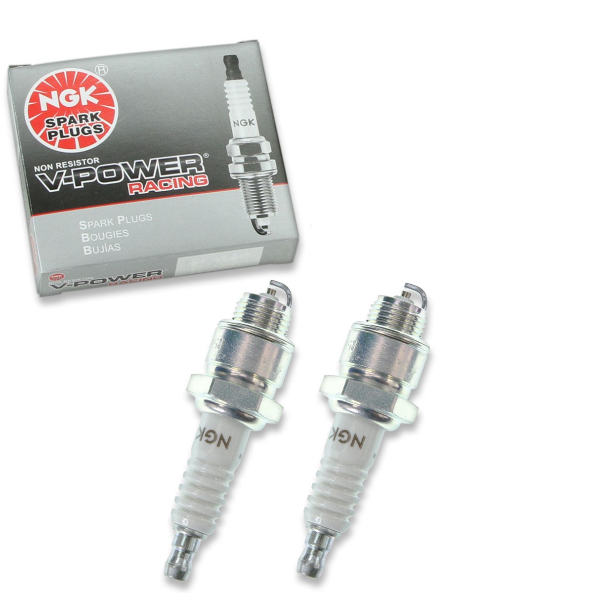 2 pc NGK 3913 R5670-9 V-Power Racing Spark Plugs for W27S-U M90 4055 zb