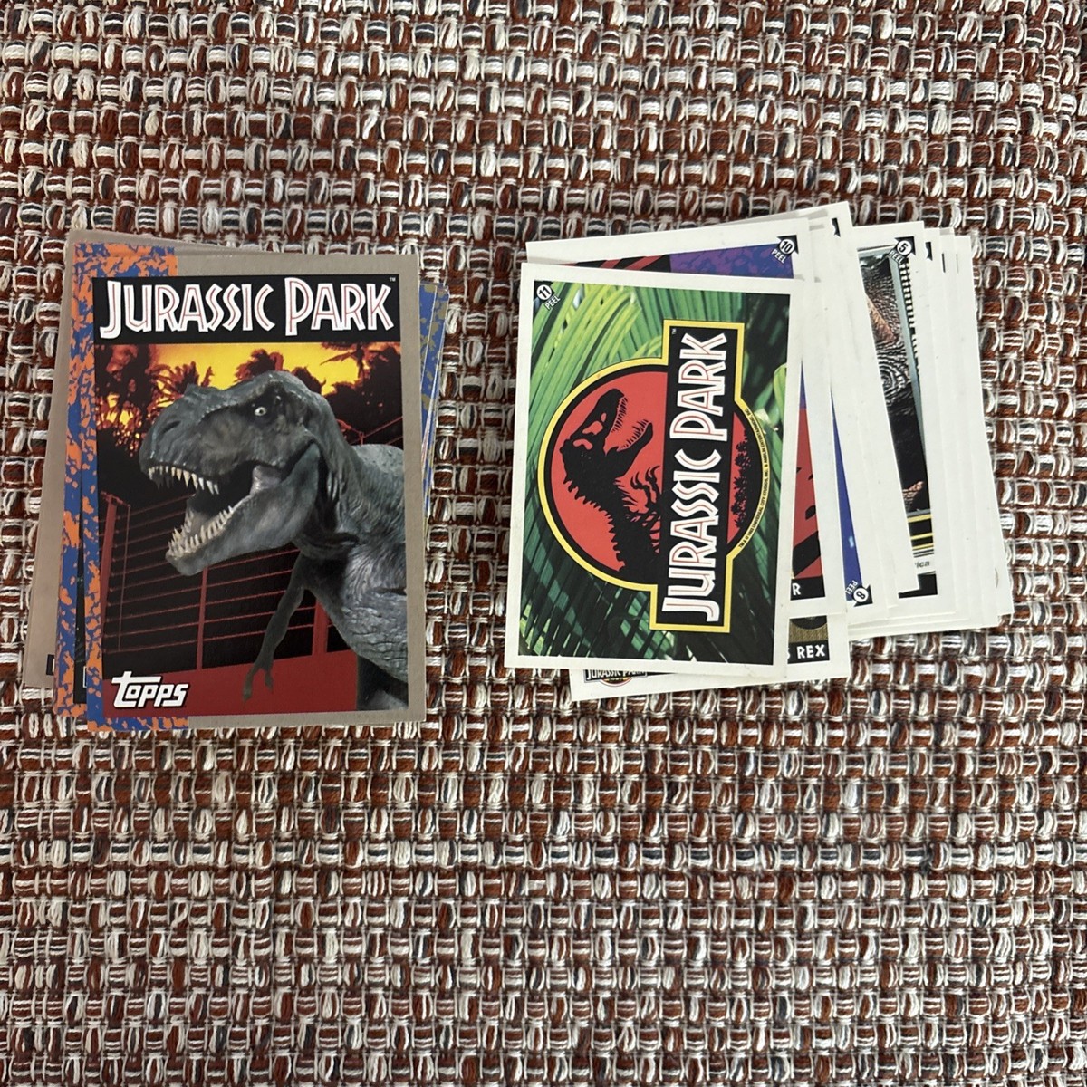 1993 Topps Jurassic Park Trading Cards Complete Set 1-88 and