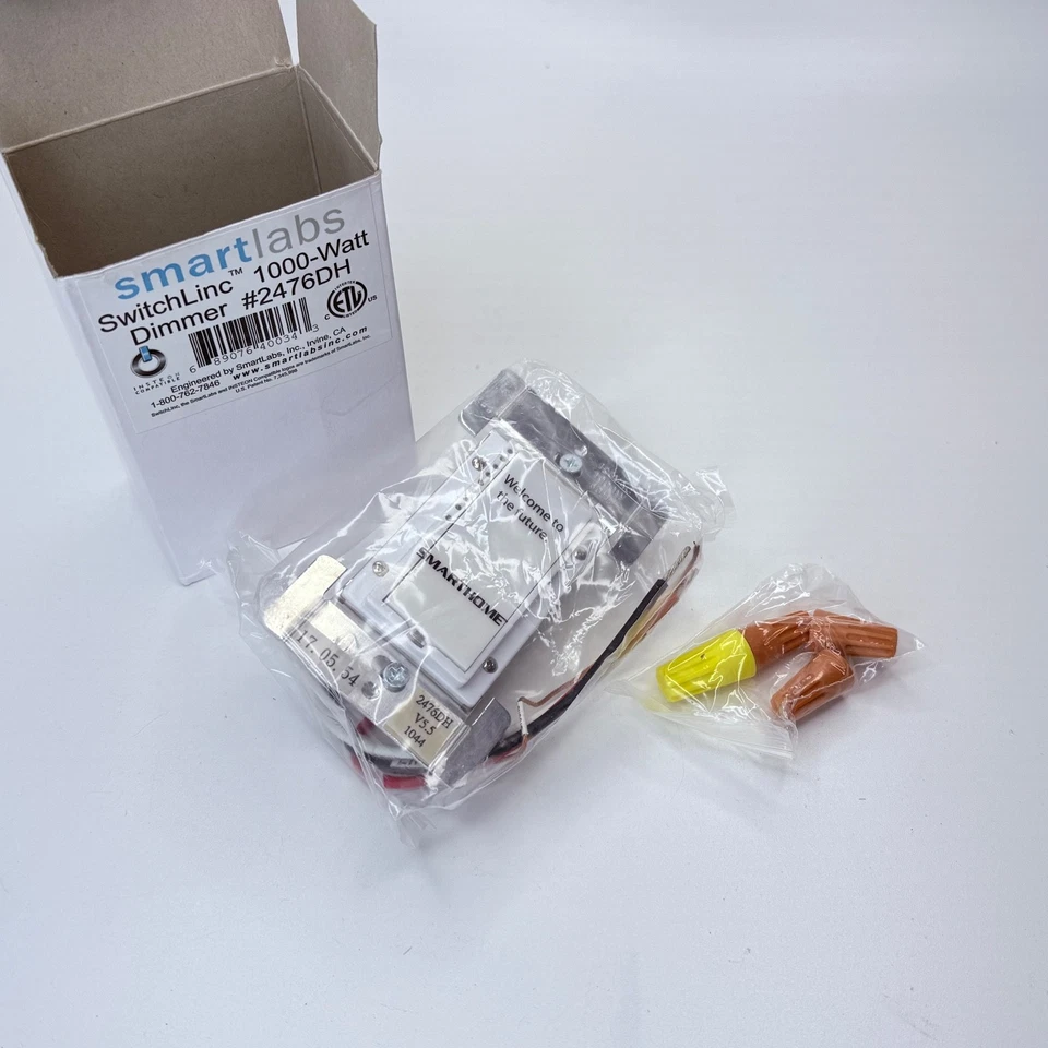 Smarthome Insteon SwitchLinc 1000-Watt Dimmer 2476DH WH - NEW - NEW - Image 2 of 2