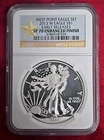 2013-W $1 American Silver Eagle West Point Enhanced NGC SP-70
