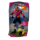 Vintage Mattel Hot Skatin' Ken Doll 12 in  NRFB Free Shipping Damaged Box