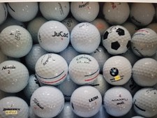 100  wenig Gebrauchte  Marken  Golfbälle.