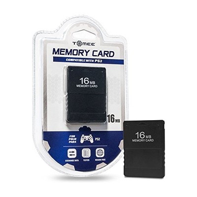 PS2 - Memory Card / Memorycard / Speicherkarte 16 MB #schwarz [Tomee] NEU & OVP