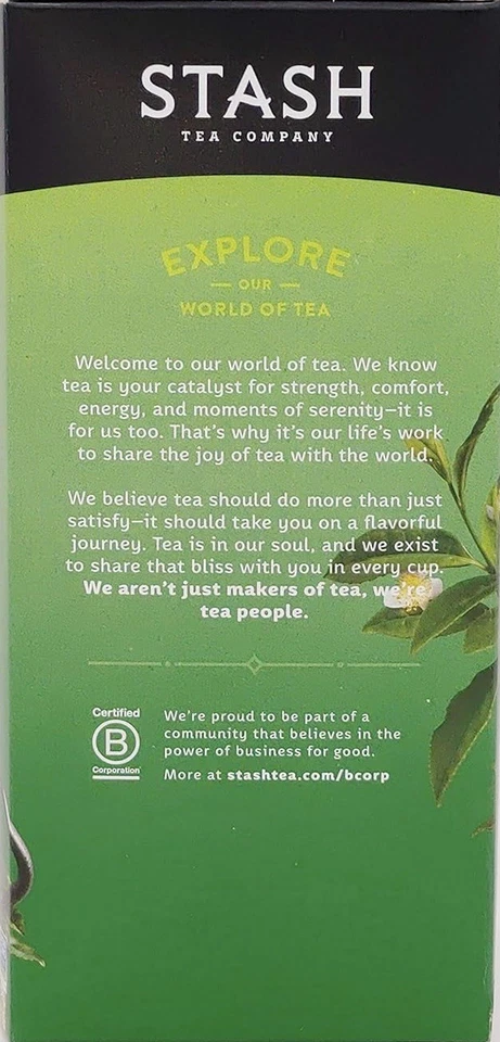 Té Verde Premium STASH 6 CAJAS Total 180 Bolsas Mezcla Tés Verdes Sin Gluten Foto 4 de 4
