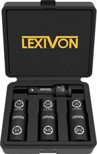LEXIVON Impact Socket Set, 6 Total Lug Nut Size | Innovative Flip One 