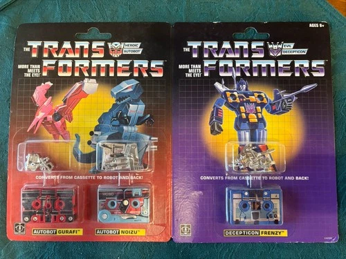 Transformers Vintage G1 Reissue Mini-Cassettes 3-Pack: Gurafi, Noizu, Frenzy