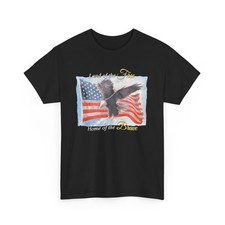 Retro Land of the Free Home of the Brave T-Sh...