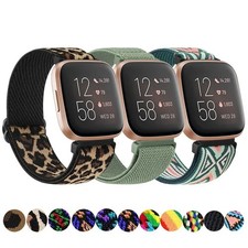 Nylon Watch Band for Fitbit Versa 3/4 and Sense/Sense 2 Sport Replacement Strap