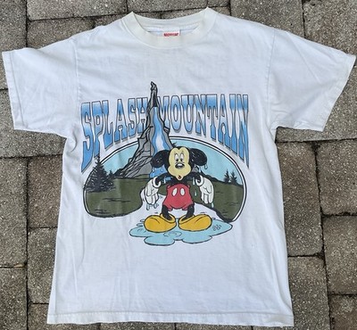 Vintage 90 s Walt Disney World Splash Mountain T Shirt Adult Medium M Mickey