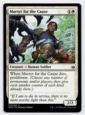 Martyr for the Cause [023/264] WAR Common Non-Foil [MTG Card English]
