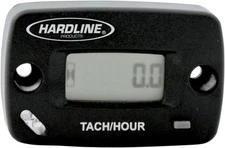 Hardline Hour/Tach Meter with Log Book Motorcycle ATV/UTV Street Bike Dirt Bike