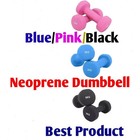 Non-Slip Neoprene Dumbbell Pair – Cast Iron Core Weights 0.5kg/5kg Home Gym