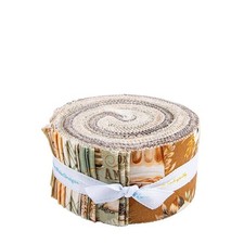 Riley Blake Batiks Coffee Time 40 piece 2.5-inch Strips Jelly Roll RP-17130-40 b