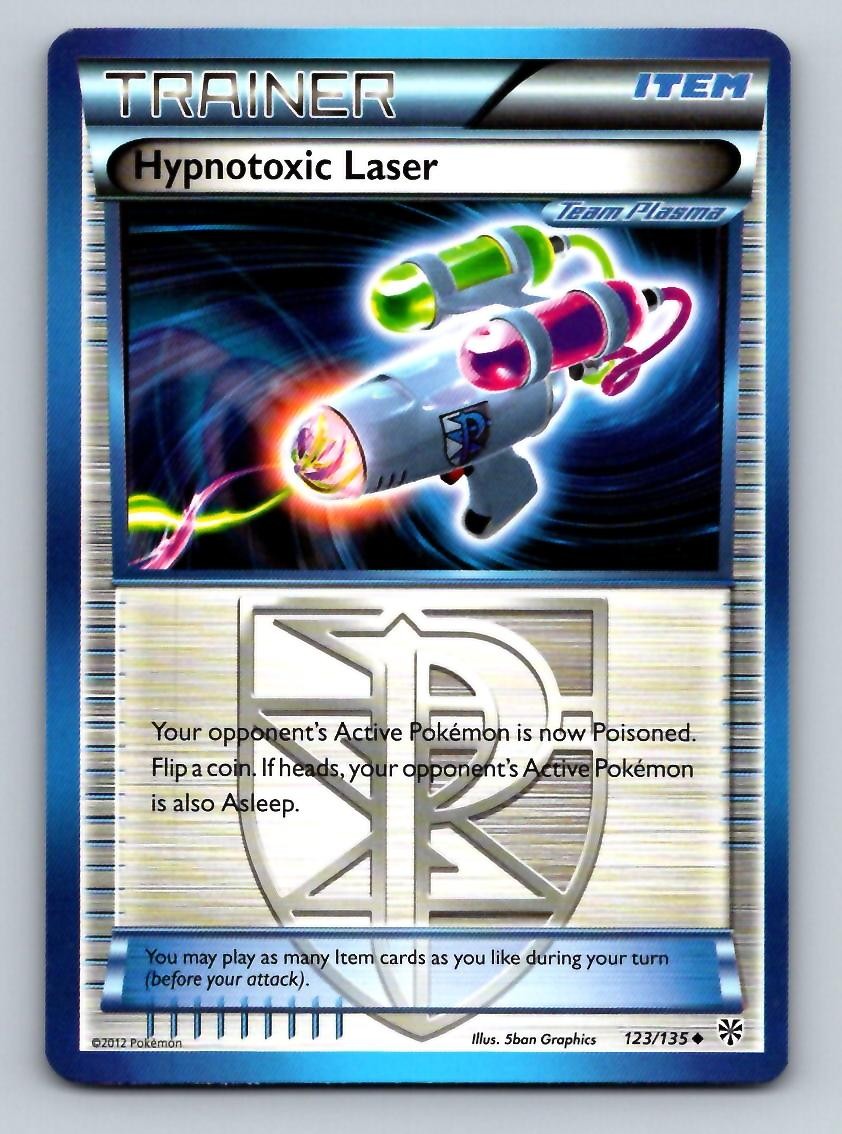 Hypnotoxic Laser 123/135 Uncommon Plasma Storm Pokemon