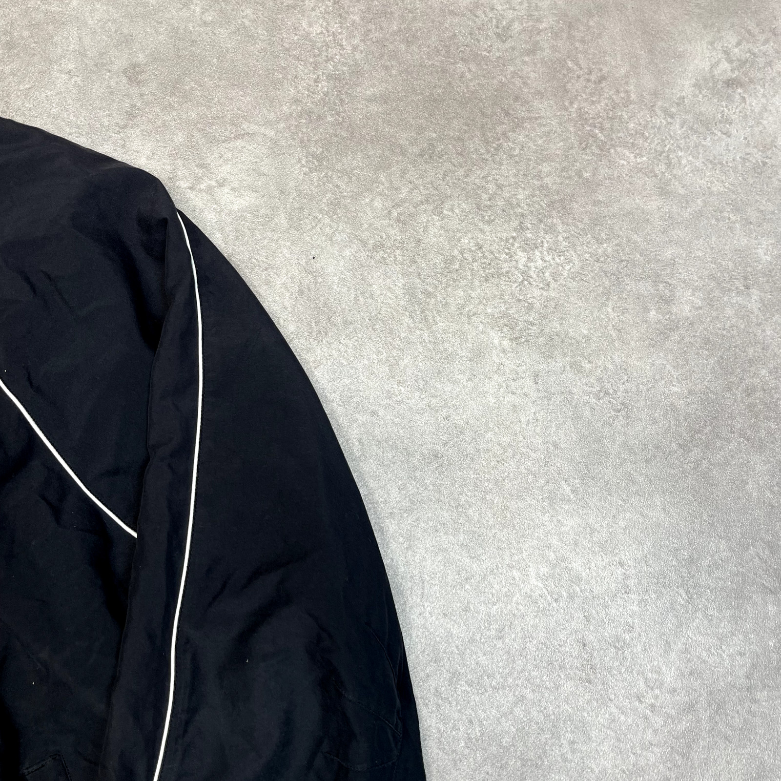 Adidas Anorak Jacket Mens Y2K Half Zip Pull Over Windbreaker, Black, XL image 5