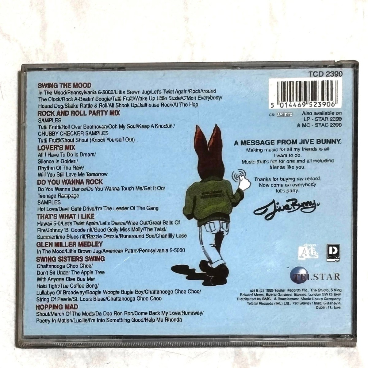 Jive Bunny & The Mastermixers 1991 The Album Taiwan 1st Edition