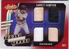2021 Absolute Tools of the Trade 4 Swatch Spectrum Red 99/99 Garrett Hampson