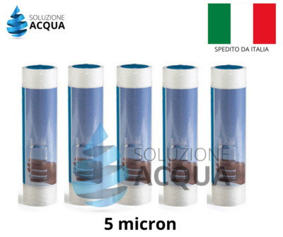 4 Cartucce Filtro Acqua Sedimenti 10" X4,25, Cartuccia Di - Foto 8