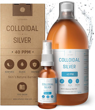 Premium Colloidal Silver   Optimal Concentration Formula, Smaller Particles, Bet
