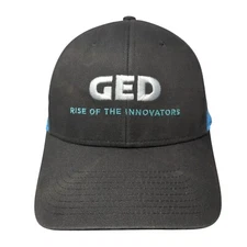 GED Rise of The Innovators Gray One Size Adjustable Embroidered 6 Panel Intuit