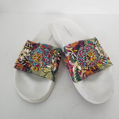 steve madden beaded slides