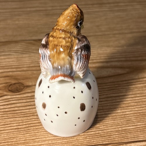 BABY BIRD BELL, 1979 ENESCO MARURI MASTERPIECE BONE CHINA 3" PORCELAIN - Picture 4 of 10