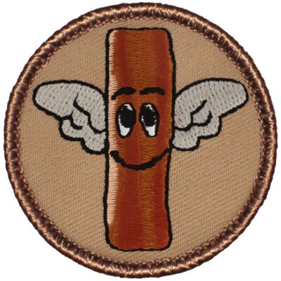 Cool Boy Scout Patrol Patch! - #800 The Flying Bacon Patrol!