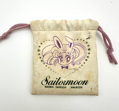 Sailor Moon 1993 Nakayoshi Promo Furoku Chibi-usa Pouch Naoko Takeuchi used