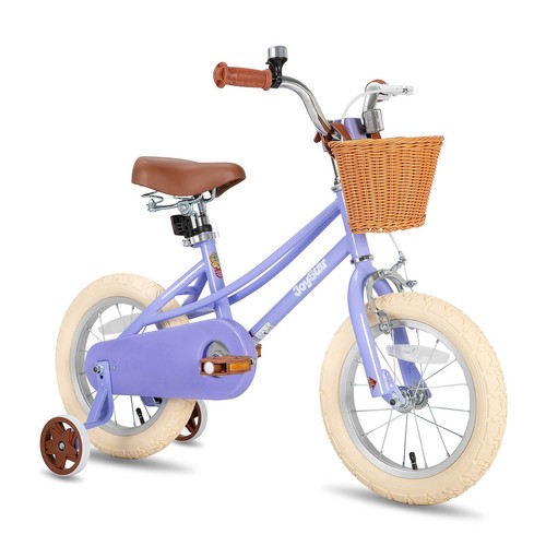 JOYSTAR Girls Bike 2-7 Years Old 12-16 inch with Training Wheels basket stickers - Picture 2 of 47