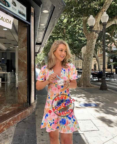 ZARA NEW WOMAN FLORAL PRINTED MINI DRESS RUFFLED HEM XS-XL REF: 0387/085 - Foto 8 di 12