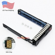for HP 651687 2.5" SFF SAS SATA HDD Tray Caddy 4 G8 Gen8 G9 DL380p 651699 DL360p